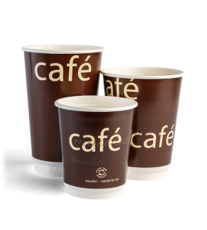 Double Wall Brown Cafe Cup