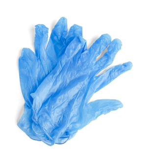 Powder-Free Vinyl Gloves - Blue