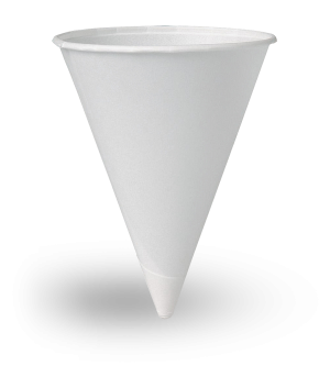 White Paper Cone - 6oz