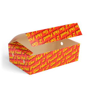 Snack Box Medium Printed Castaway