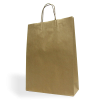Brown Paper Carry Bag Twine Handle Medium - B2