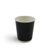 8oz Black Double Wall Cup