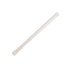PAPER STRAWS REGULAR INDIVIDUALLY WRAPPED - WHITE