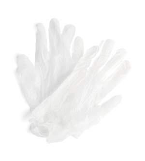 Powder-Free Vinyl Gloves - Clear