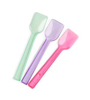 Coloured Plastic Gelato Spoons