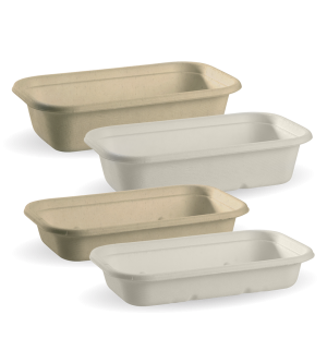 Sugarcane Rectangle Containers with Lids