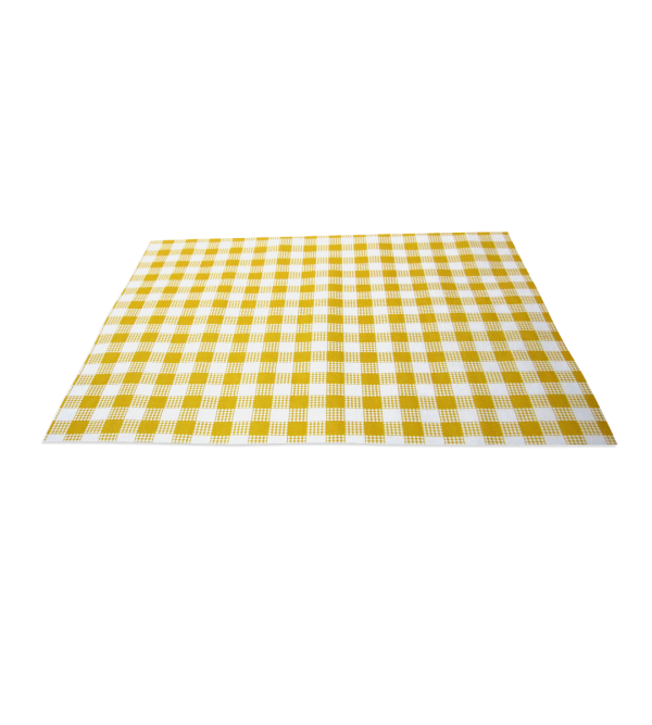 Greaseproof Paper Yellow Check
