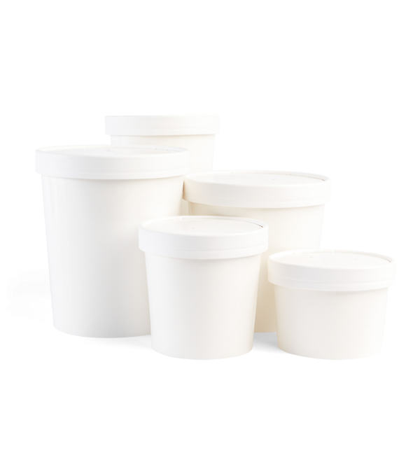 Kraft Paper Tubs with Lids | Online Packaging